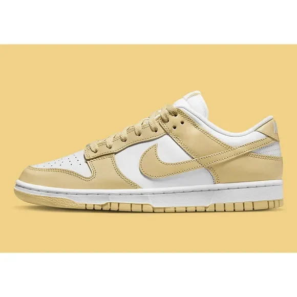 Nike Shoes Nike Dunk Low Dv83300 Mens Whiteteam Gold Athletic